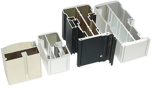 The aluminium profile cross-section dimensions